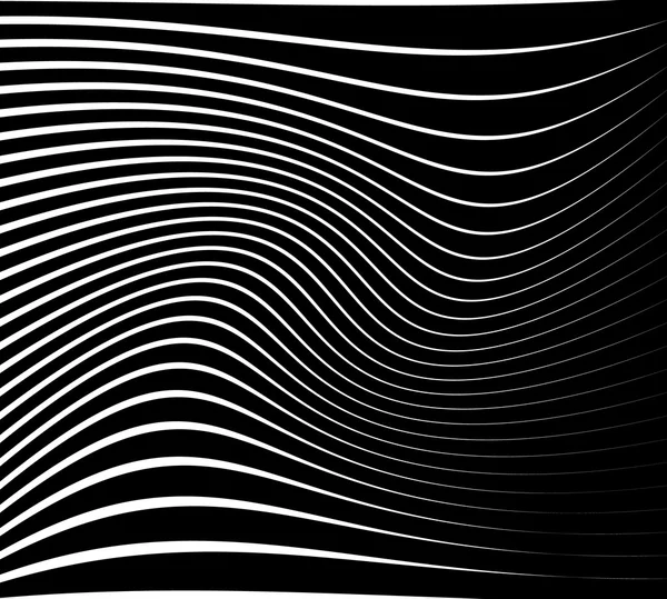 Modèle abstrait de lignes ondulées — Image vectorielle