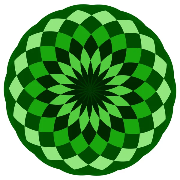 Mandala abstrak geometris berwarna - Stok Vektor