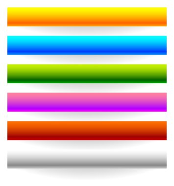 afiş, düğme şablonları kümesi