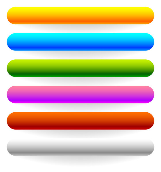 banner, button templates set