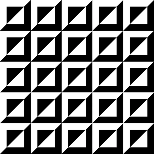 Monochroom geometrische achtergrond — Stockvector