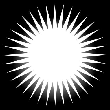 Dikenli, sivri şekli arka plan