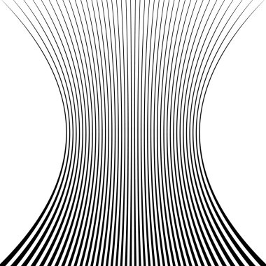 Abstract squeezed lines pattern clipart
