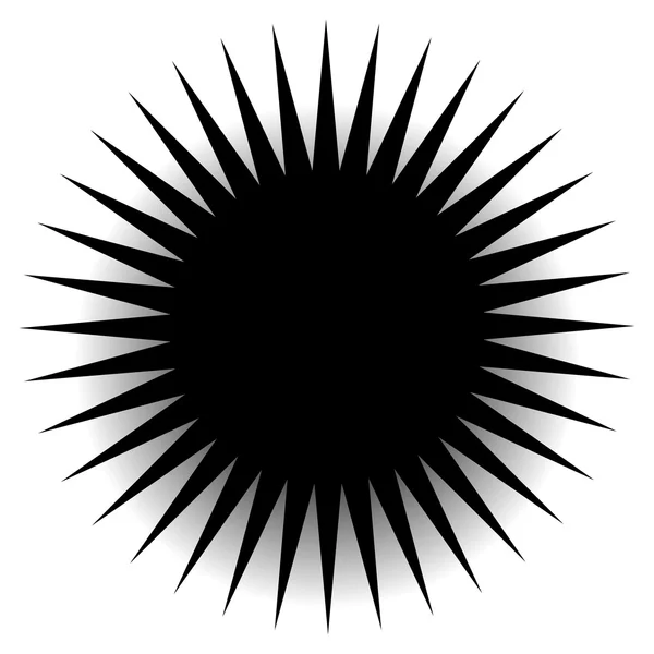 Spiky, sfondo a forma di punta — Vettoriale Stock