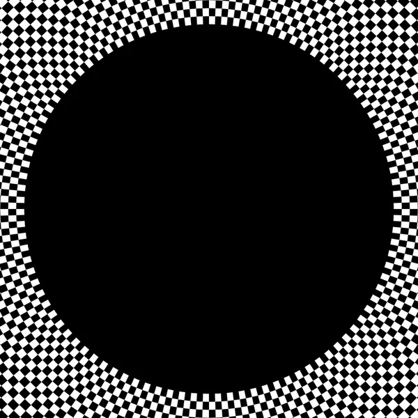 Éléments circulaires à carreaux . — Image vectorielle