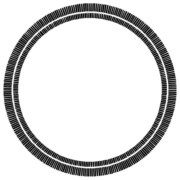 Diseño geométrico del círculo — Vector de stock