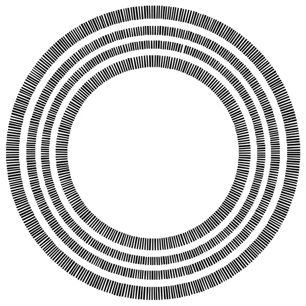 幾何学的な円模様 — ストックベクタ