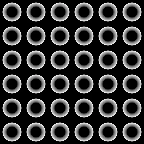 Mosaïque de cercles motif sans couture — Image vectorielle