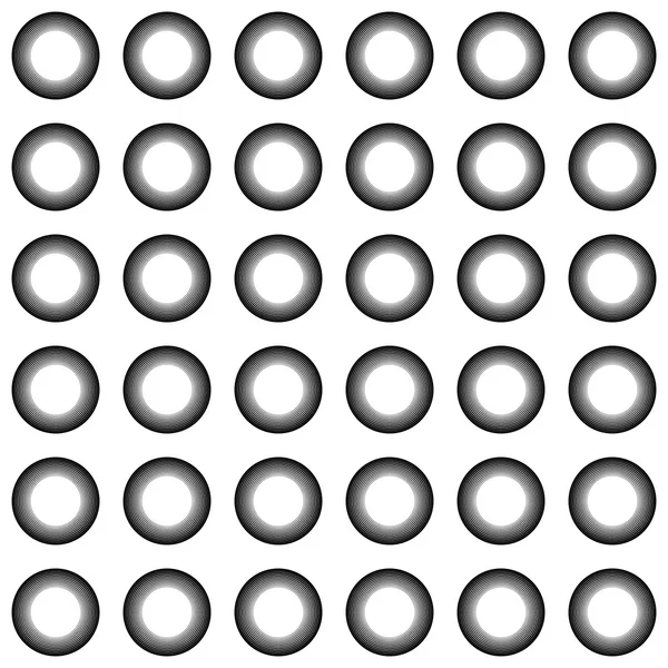 Mosaik av cirklar seamless mönster — Stock vektor