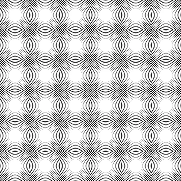 Mosaic of circles seamless pattern — Stock Vector