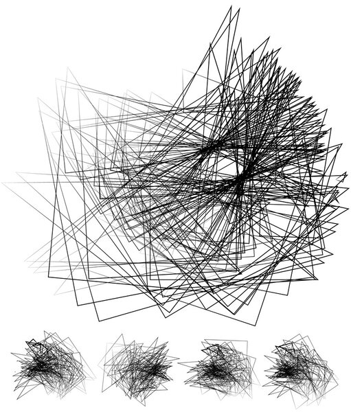 abstract random lines backgrounds set