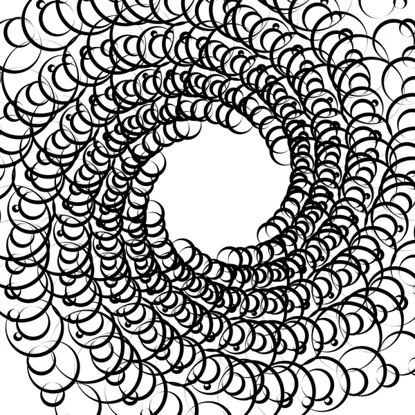 Élément abstrait avec cercles qui se chevauchent — Image vectorielle