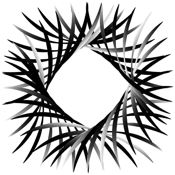 Круговий абстрактний елемент, форма — стоковий вектор