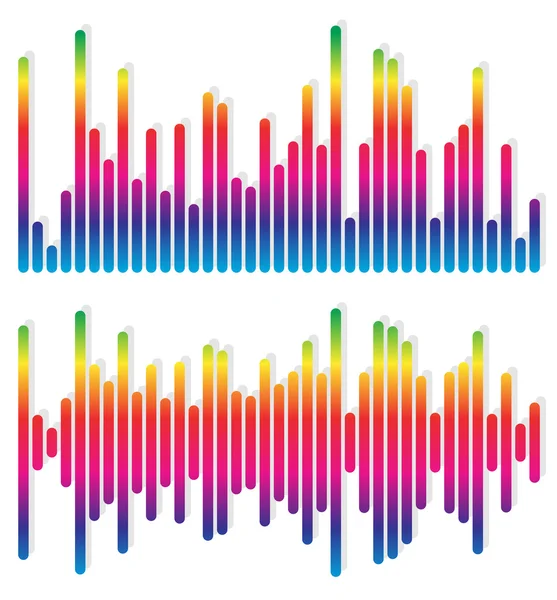 Equalizer, EQ graphics elements — Stock Vector