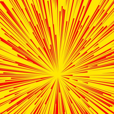 Soyut patlama, patlama, arka plan ışınları