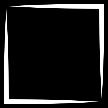 Kare biçiminde fotoğraf çerçevesi