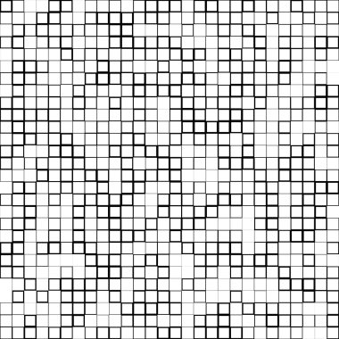 Rasgele kareler ile mozaik desen