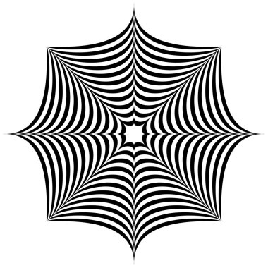 kare geometrik soyut şekil. 