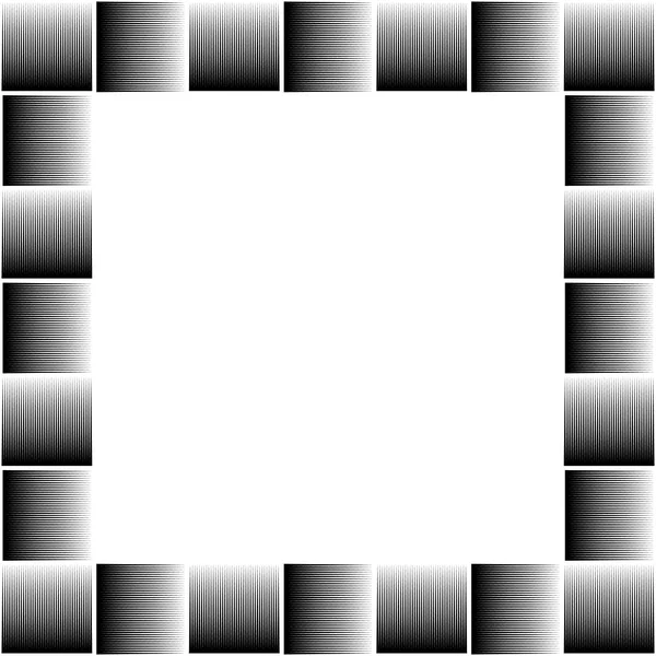 Négyszög alapú, mozaik képkeret — Stock Vector