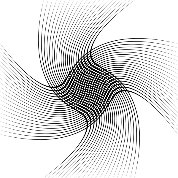 Élément abstrait de motif de lignes croisées — Image vectorielle
