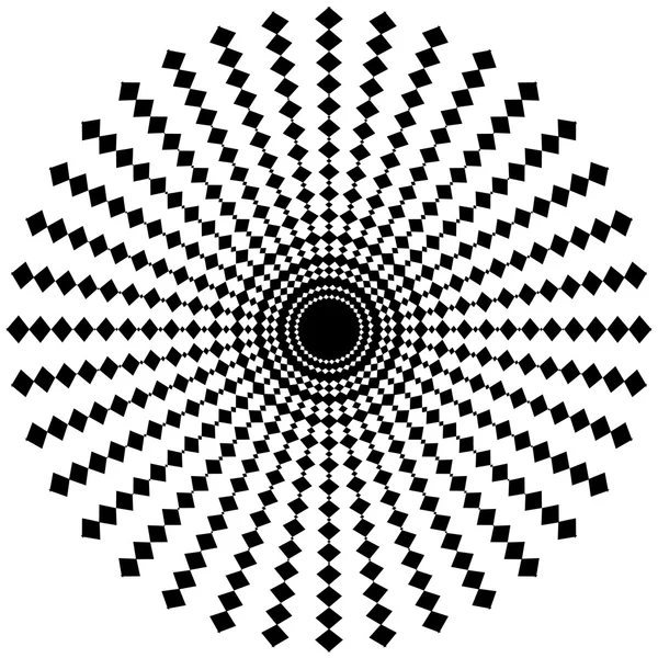 Forma del elemento radial abstracto — Archivo Imágenes Vectoriales