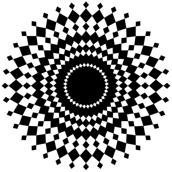Forme abstraite de l'élément radial — Image vectorielle