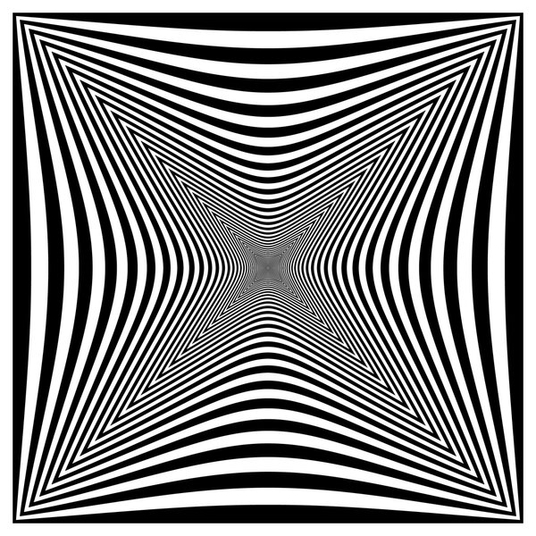 Abstract contrasty distorted shape