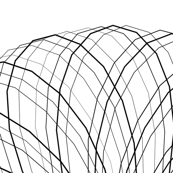 Intersecando linee astratte modello — Vettoriale Stock