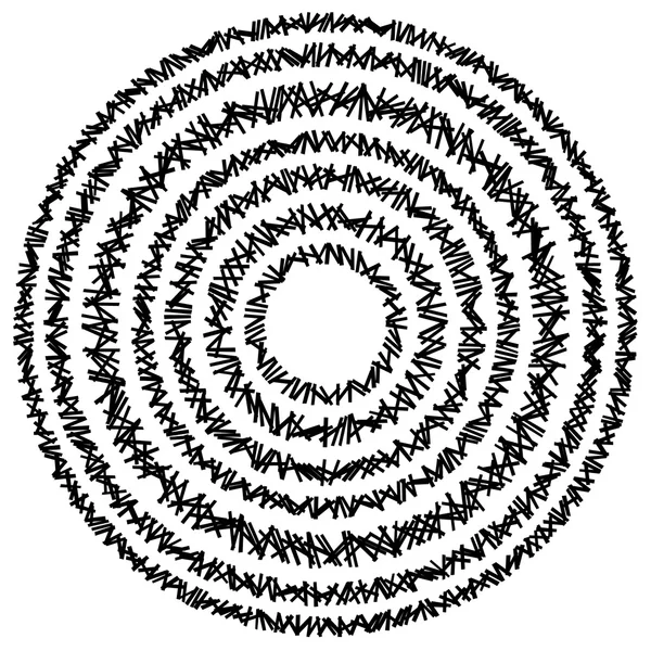 Геометрический рисунок кругов — стоковый вектор