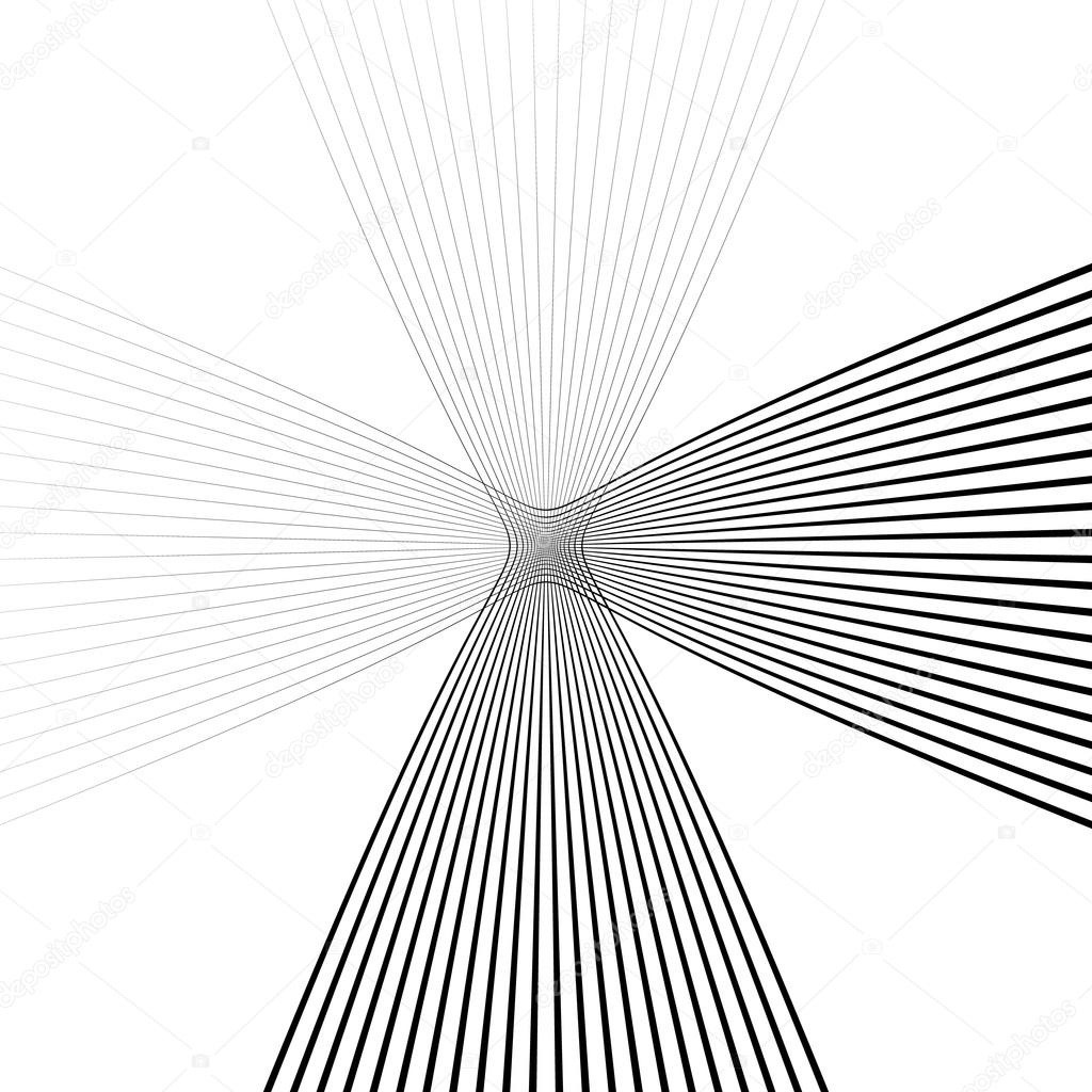 Abstract intersecting lines pattern element