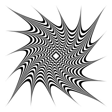 kare geometrik soyut şekil. 