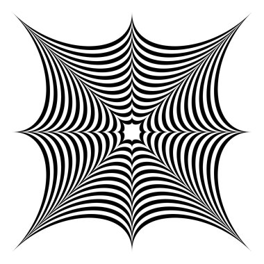 kare geometrik soyut şekil. 