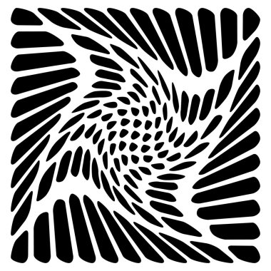 soyut kareler kafes öğesi