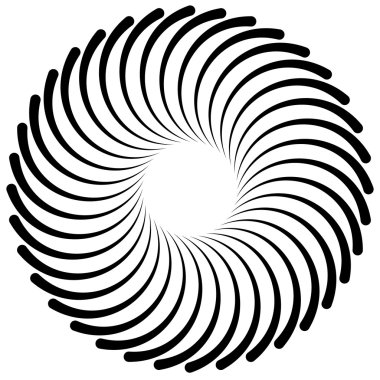 Soyut sarmal, girdap öğesi.  