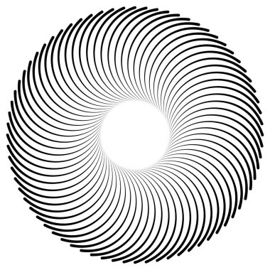 Soyut sarmal, girdap öğesi.  