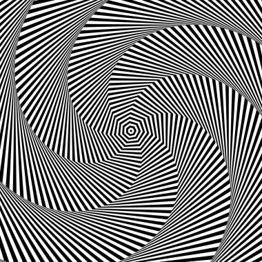 tek renkli geometrik sarmal öğesi 