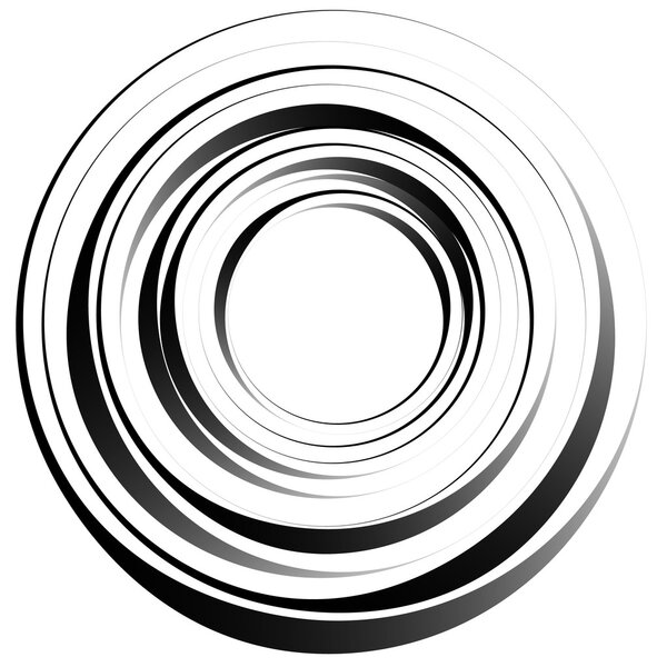 abstract circles element
