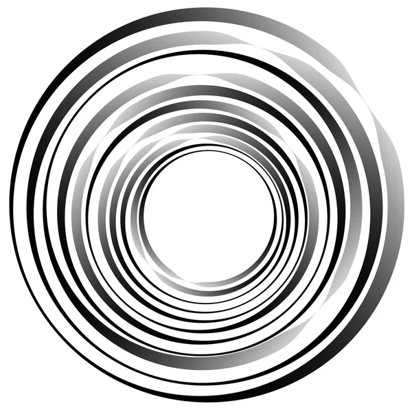 Elemento círculos abstratos — Vetor de Stock