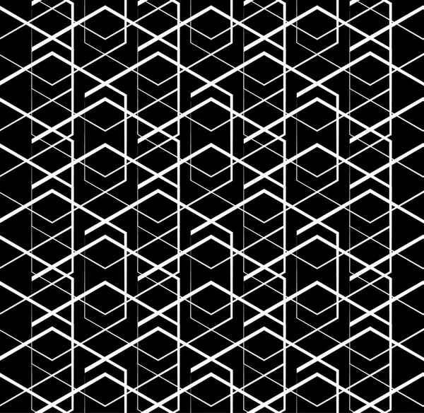 Grille, maille motif sans couture géométrique — Image vectorielle