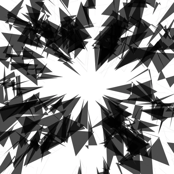 抽象的尖尖混沌形状背景 — 图库矢量图片