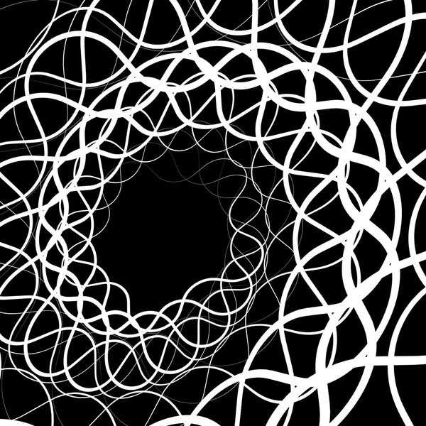 Lignes spirales élément abstrait — Image vectorielle