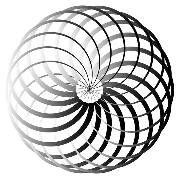 Élément circulaire abstrait — Image vectorielle