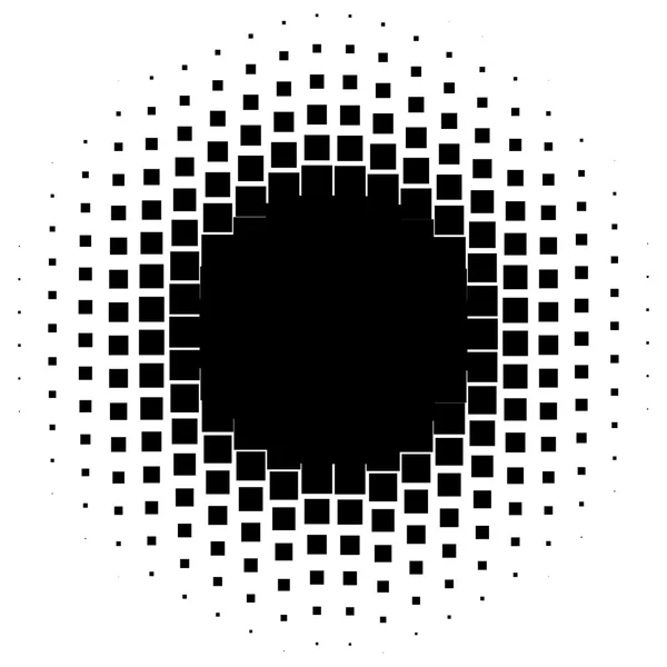 Elemento abstracto cuadrados monocromáticos — Vector de stock