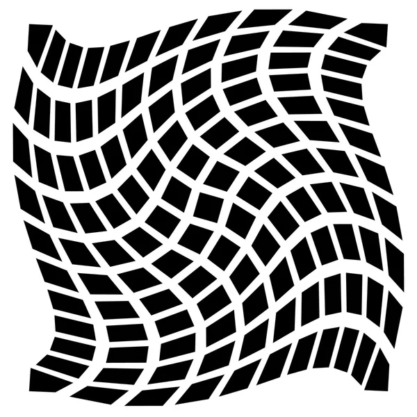抽象的な正方形メッシュ要素 — ストックベクタ