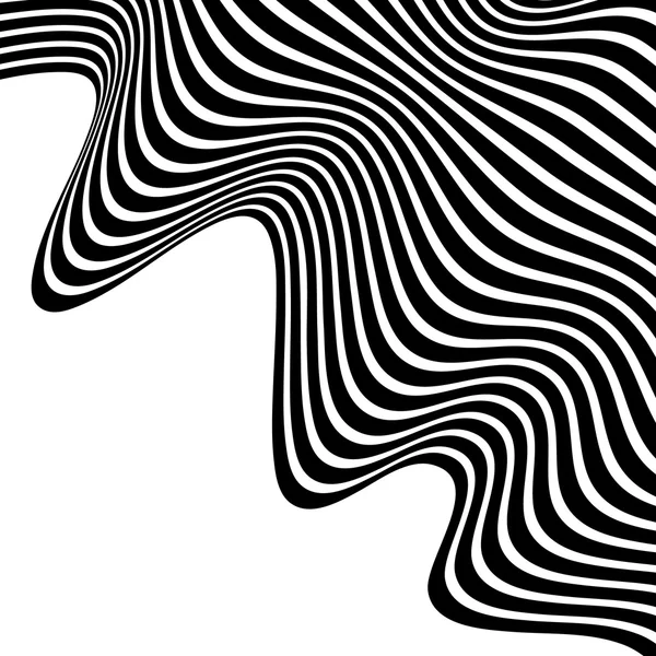Abstrait lignes ondulées fond — Image vectorielle