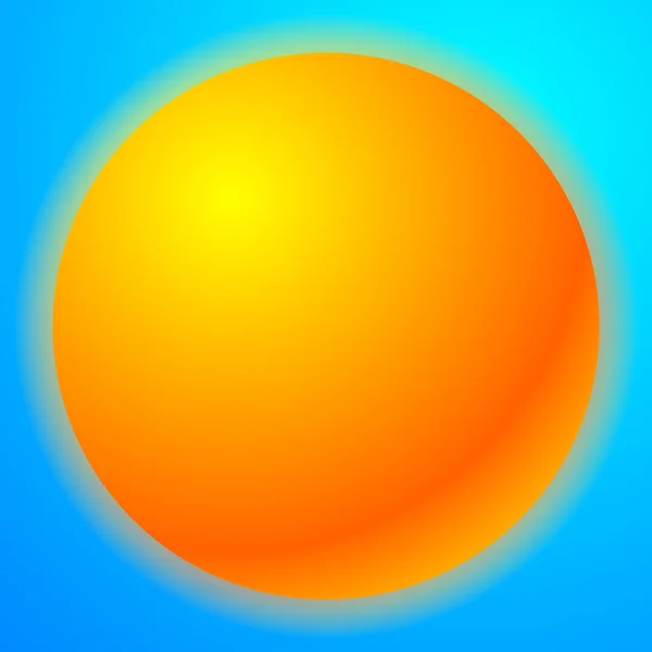 Élément solaire d'été design — Image vectorielle