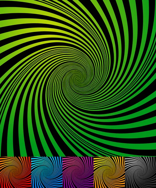 Abstrakta bakgrunder med vortex, spiral form — Stock vektor