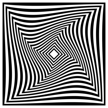 Yayılan kareler desen soyut