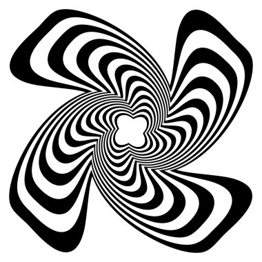 Spiral etkisi ile dairesel şekil