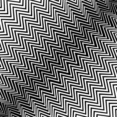 Dalgalı zikzak çizgi deseni